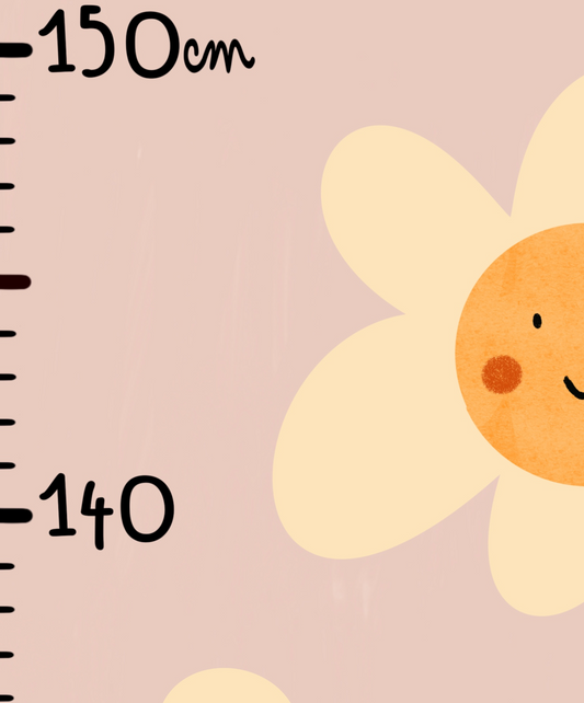 Personalised Flower Height Chart