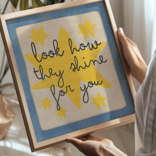 Look How They Shine For You Blue