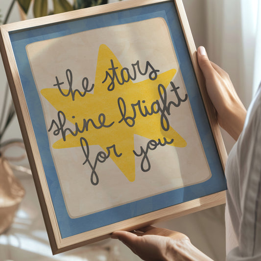The Stars Shine Bright For You - Blue