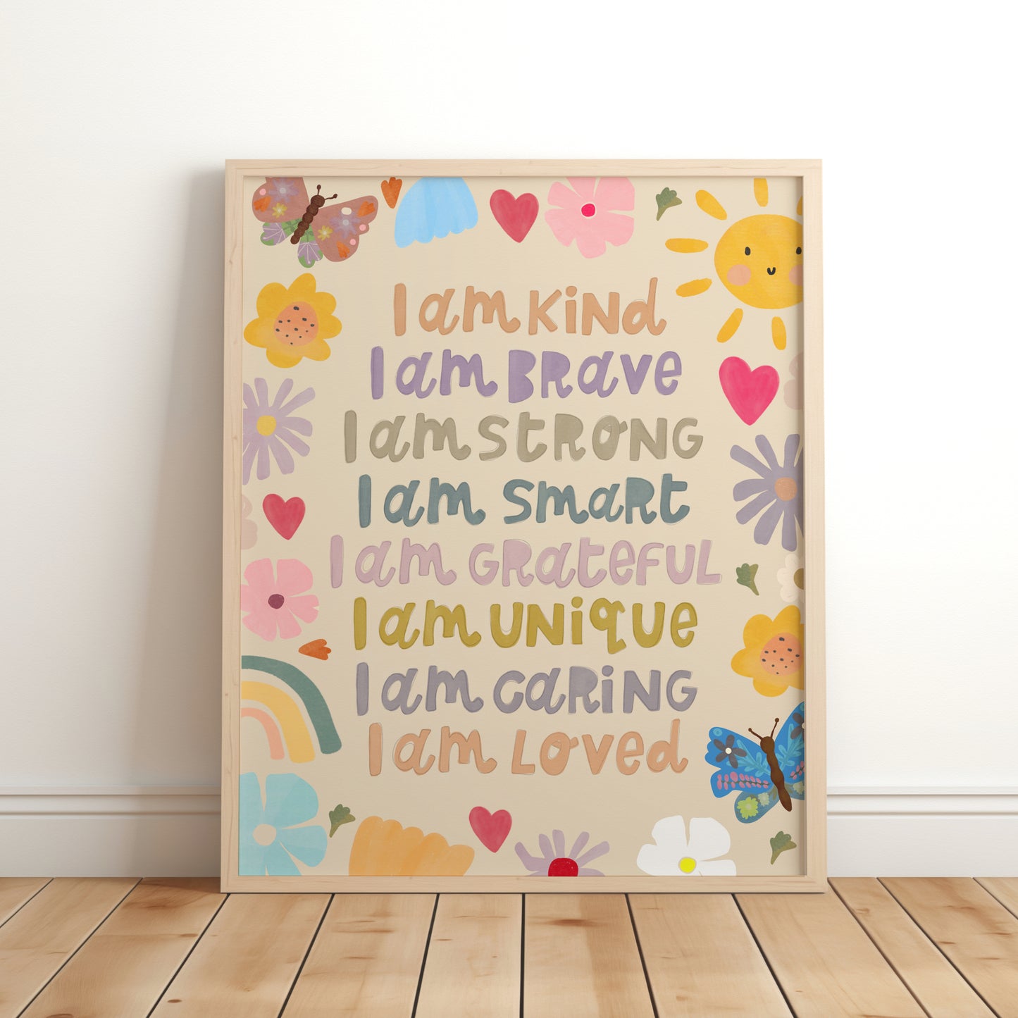 I am Kind Inspirational Print