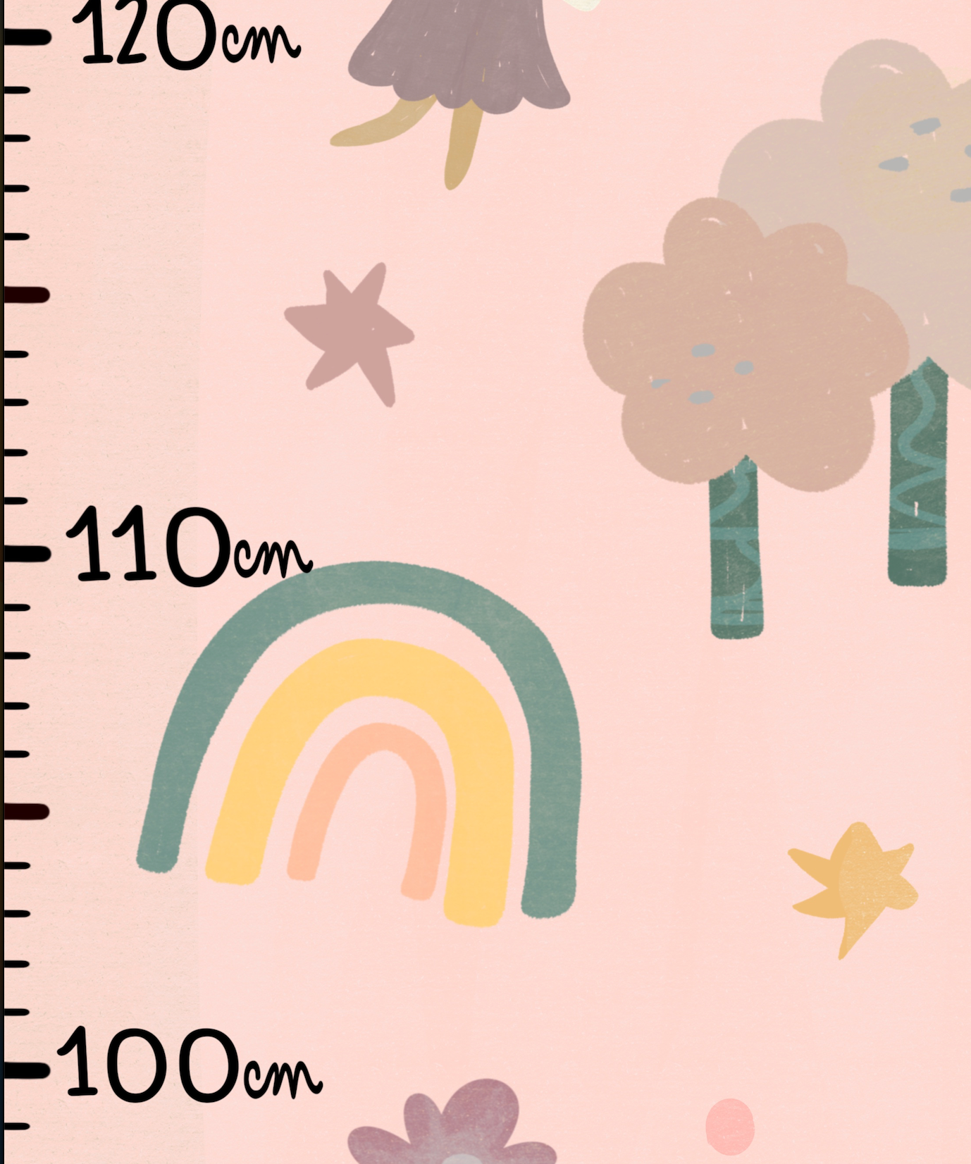 Personalised Height Chart – Magical Fairy Garden