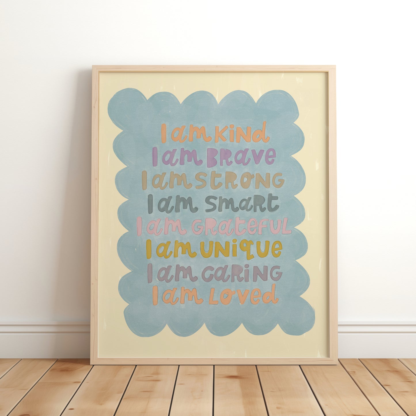 I am Kind Inspirational Print