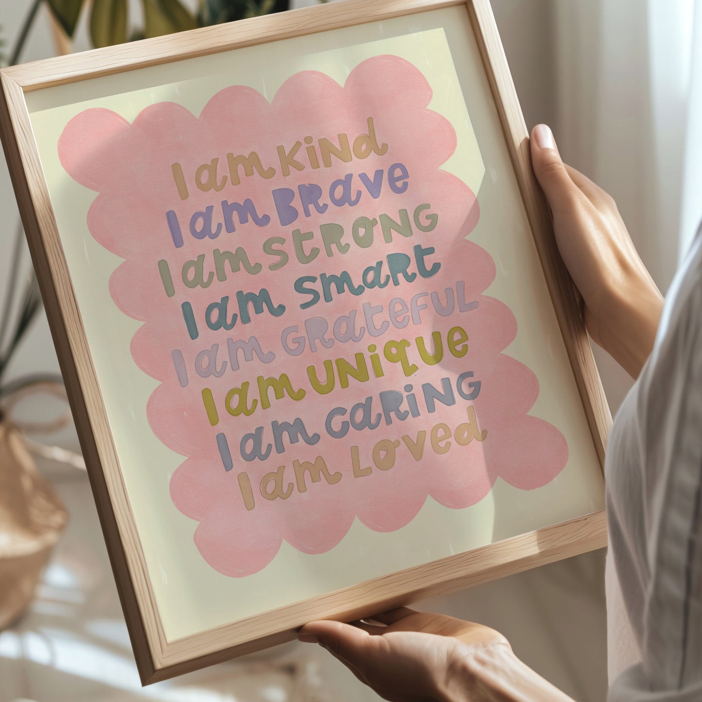 I am Kind Inspirational Print