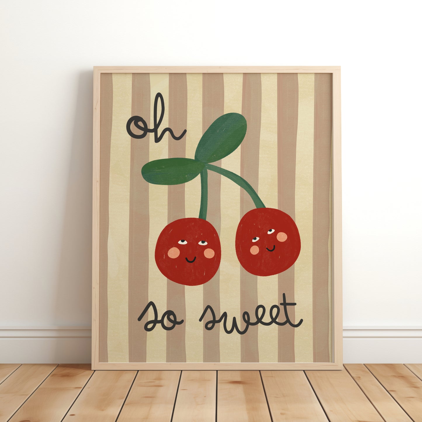 'Oh So Sweet' cherry print