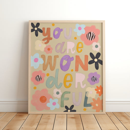 you are wonderful
