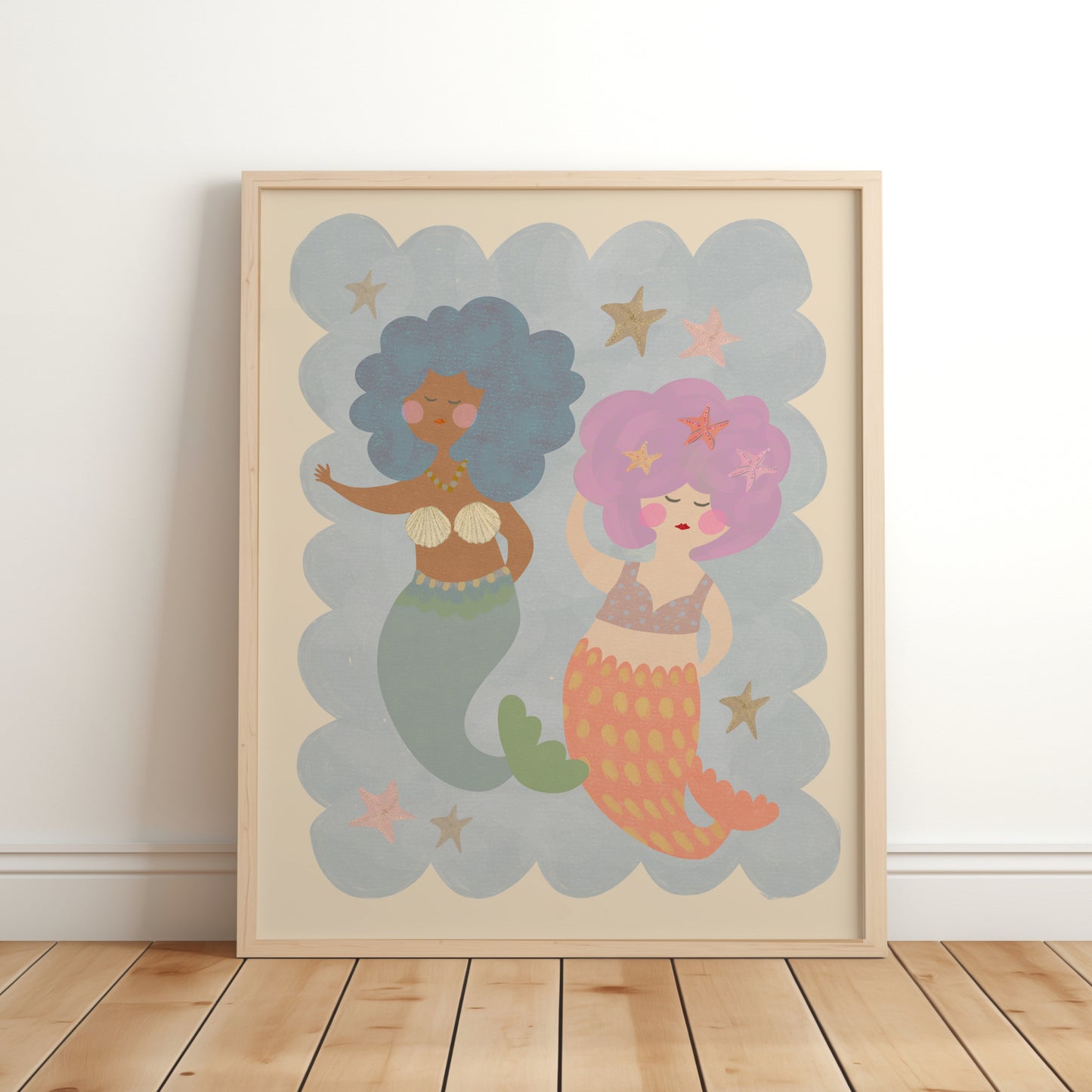 mermaids swimming