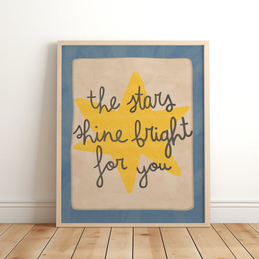 The Stars Shine Bright For You - Blue