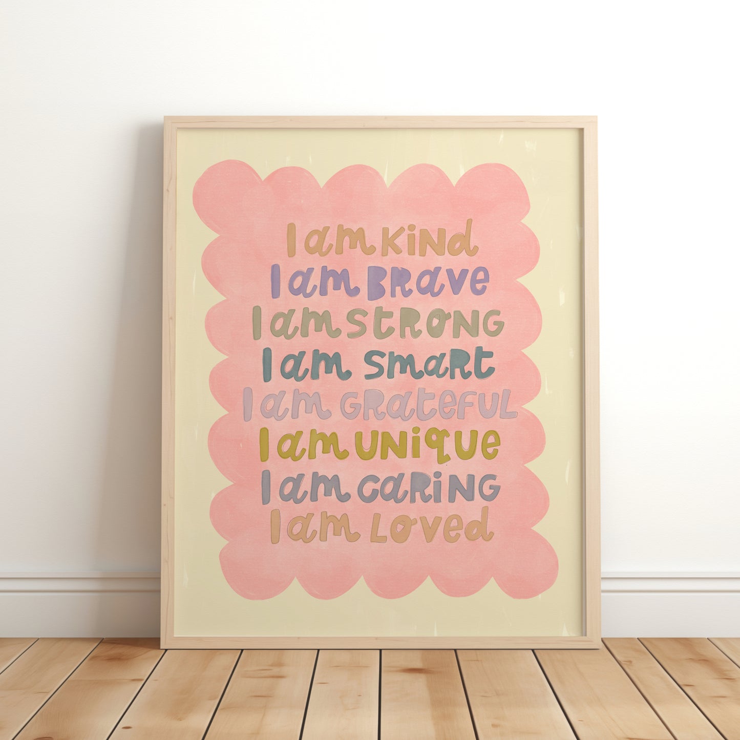 I am Kind Inspirational Print